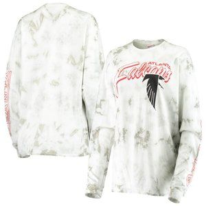 Atlanta Falcons Tie Dye Long Sleeve Shirt, Large